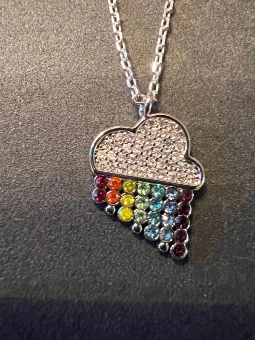 Kate Spade Silver Cloud Jewelry Set with Rainbow Accents - Picture 3 of 3